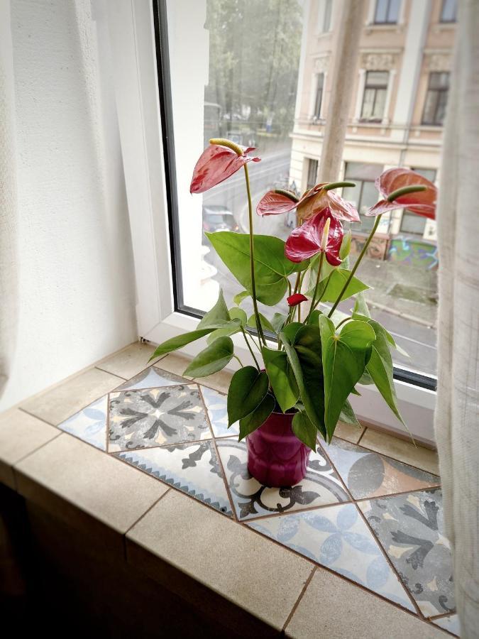 Flat In Neo Country Style Aus Gruenderzeit Bis 6 Person Lägenhet Leipzig Exteriör bild