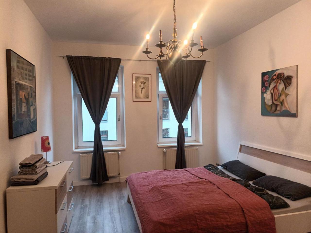 Flat In Neo Country Style Aus Gruenderzeit Bis 6 Person Lägenhet Leipzig Exteriör bild