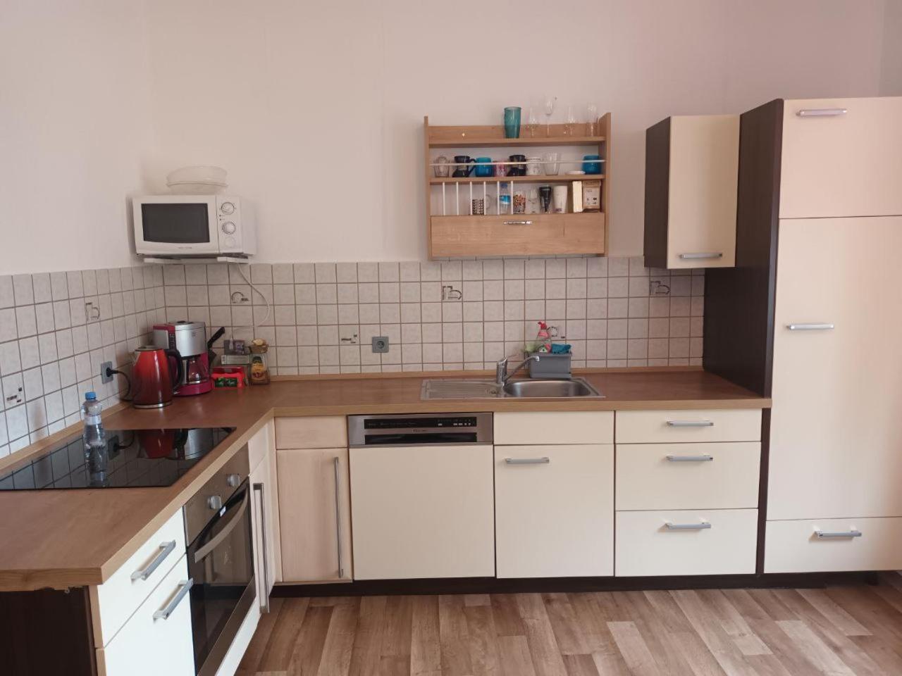 Flat In Neo Country Style Aus Gruenderzeit Bis 6 Person Lägenhet Leipzig Exteriör bild